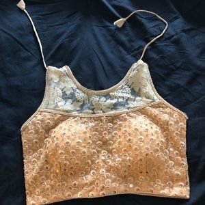 Brand new saree blouse with embellished details